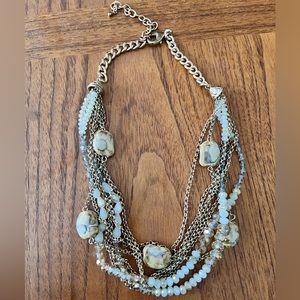 Pretty gold tone necklace